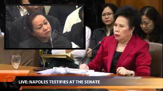 Miriam Do you any senator personally Napoles Right vs selfincrimination [upl. by Eniaral124]