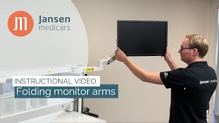 Instructional video for folding and unfolding monitor arms [upl. by Maleen462]