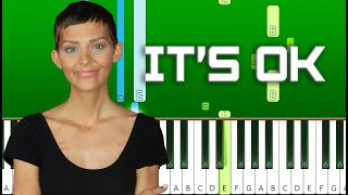 Nightbirde  IT’S OK Piano Tutorial Americas Got Talent 2021 [upl. by Dreda]