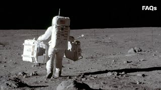 Exposed Apollo 11 Moon landing conspiracy theories  Just The FAQs [upl. by Showker]