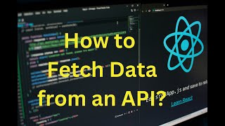 ReactJs How to Fetch Data from an API fetchdata reactjs api [upl. by Alyaj]