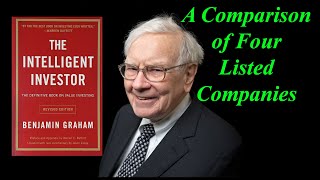 A Comparison of Four Listed Companies The Intelligent Investor Audiobook Chapter 13 Summary [upl. by Marie247]