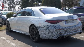 2022 MERCEDESAMG S63e SPIED TESTING AT THE NÜRBURGRING [upl. by Irrab]