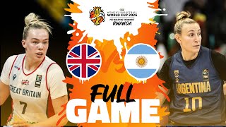 Great Britain v Argentina  Full Basketball Game  FIBAWWC 2026 PreQualifying Tournament [upl. by Fisch]