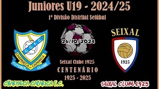 Charneca Caparica FC  3 vs 1  Seixal C 1925  1ª Div Dist Setúbal U19  26102024  2425 G0607 [upl. by Epilef780]