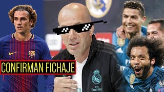 CONFIRMAN FICHAJE DE GRIEZMANN  ZIDANE SE PONE LOS LENTES  “UEFA AYUDO AL MADRID” [upl. by Akimot]