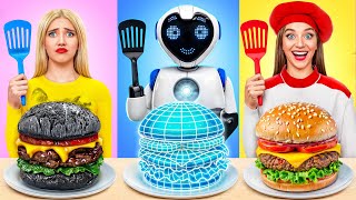 Me vs Grandma Cooking Challenge with a Robot  Fantastic Food Hacks by Multi DO Smile [upl. by Zehe]