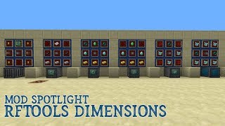 RFTools Dimensions  Mod Spotlight [upl. by Valli]