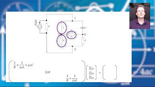 Übungsaufgabe  Knotenpotentialverfahren bei Wechselstrom a1328 [upl. by Wilburt]