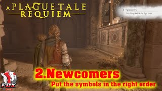 A Plague Tale Requiem  2Newcomers  Put the symbols in the right order [upl. by Dnalyaw]