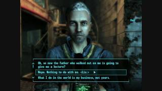 Fallout 3 Dad knew I blew up Megaton [upl. by Ahsiet228]