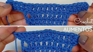 Aumentos en crochet o ganchillo [upl. by Ettegroeg]