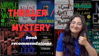 Thriller  Mystery Book Recommendations 🔪🩸📚 [upl. by Musser]