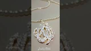 Modish jewels introduce new calligraphy Allah name pendent with zircon stone [upl. by Frolick]