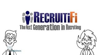 RecruitiFi  Technology to Transform Agency Hiring [upl. by Wolliw]