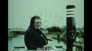 Life in a British Canal Boat 1960s  Film 1007542 [upl. by Nwahsud]