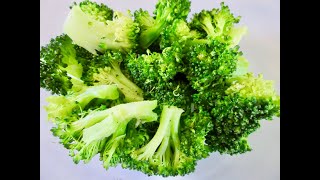 Microwave BROCCOLI in 4 minutes  Healthy DIY Demonstration [upl. by Snehpets]