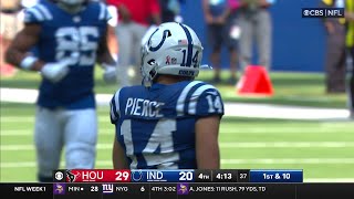 Every catch from Alec Pierces 125yard game vs Texans [upl. by Idok891]