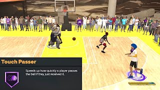 TOUCH PASSER REWARDS GOOD BALL NBA 2K24 [upl. by Kella]