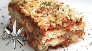 3 CHEESE LASAGNA  VIDEO RECIPE [upl. by Christianna]