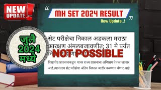 MH SET 2024 RESULT UPDATE [upl. by Jaf]