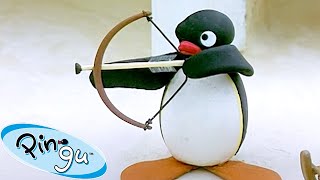 BULLSEYE 🐧  Pingu  Official Channel  Cartoons For Kids [upl. by Aisatal]