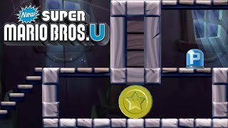 New Super Mario Bros U  Frosted GlacierGhost House Swaying Ghost House All Star Coins [upl. by Pelagias]