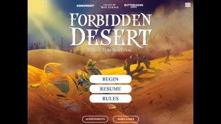 Forbidden Desert App Preview [upl. by Adlar217]