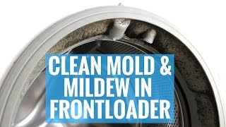 HOW TO CLEAN MOLD amp MILDEW IN FRONTLOADER WASHER [upl. by Brian]