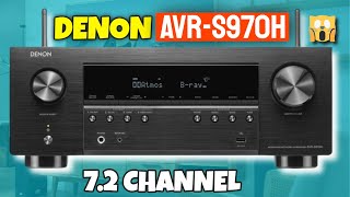 7 Channel Receiver  Denon AVRS970H 8K Ultra HD 72 Channel AV Receiver Review [upl. by Namzzaj]