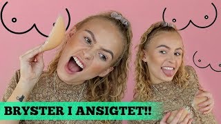 LÆGGER MAKEUP MED EN SILIKONE BH  NiceHairdk [upl. by Yenreit]