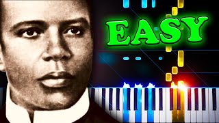 Scott Joplin  The Entertainer  EASY Piano Tutorial [upl. by Poll]