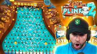 DROPPING 1000 BALLS with ONE BONUS INSANE PINE OF PLINKO 2 Bonus Buys [upl. by Christoph989]