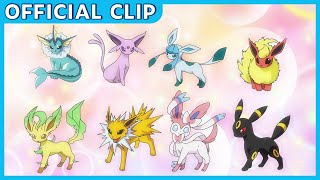 Eevee and Its Evolutions  Pokémon Master Journeys The Series  Official Clip [upl. by Mcconnell]