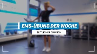 Seitlicher Crunch  EMSÜbung der Woche [upl. by Annelise]