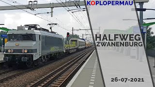 Bijzonder transport op station HalfwegZwanenburg  27 augustus 2021 [upl. by Sirkin292]