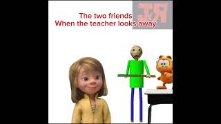 The two friends when the teacher looks away memes [upl. by Heber]