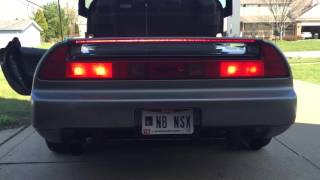 Acura NSX 3rd brake light flash kit [upl. by Januarius800]