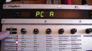 Digitech Vocalist Live 4 Demonstration of Settings  Part 4 [upl. by Esyli825]