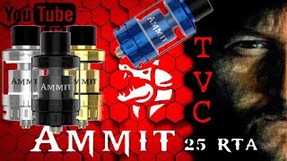 AMMIT 25 RTA By Geekvape Review And Build On TVC My Favorite Single Coil RTA [upl. by Ocsirf316]