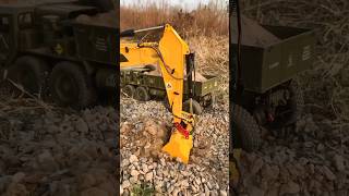 CAT excavator truck plus loader truck [upl. by Formenti27]