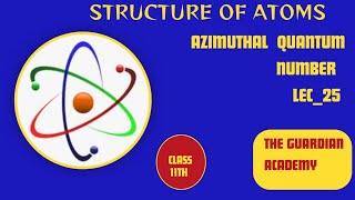 LEC25CLASS11AZIMUTHALQUANTUMNUMBERCHAPTER2STRUCTUREOFATOM [upl. by Daniele444]