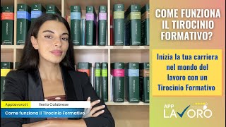 Tirocinio formativo di cosa si tratta e come funziona secondo la legge  AppLavoroit [upl. by Ashjian]