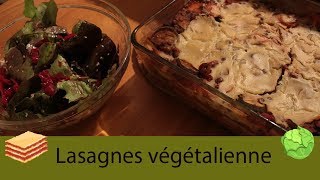 Recette n°9  Lasagnes végétaliennes  VEGAN [upl. by Htial]