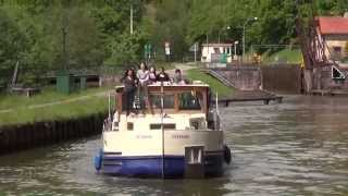 NAVIGATION SUR LE CANAL MARNE AU RHIN RHINE [upl. by Alage]