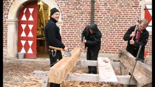 Seminar Historische Holzbearbeitung auf Schloss Raesfeld Restaurator im Handwerk [upl. by Eentruoc]