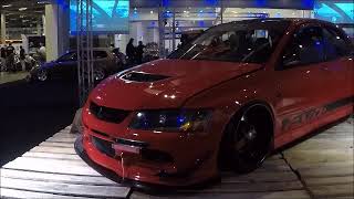 Mitsubishi Lancer Evo 9 Bilsport Motor Show i Malmö evo 3 hp subaru stance exterior matt lancer evo [upl. by Lamb]