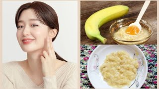 Banana Face Mask for Skin Whitening–Home Remedy for Permanent Glow  Get Spotless Glowing Skin 💯 [upl. by Sacul745]