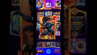 Killmonger wiping the board 💀🔥Marvel snap infinite  shortvideos marvelsnap viralshorts [upl. by Adla]