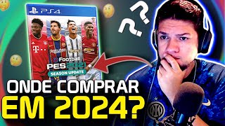 ðŸ¤”ONDE COMPRAR O JOGO PES 2021 EM 2024 PS4 PS5 XBOX ou PC COMO ATUALIZAR PRA TEMPORADA 2024 [upl. by Secrest665]